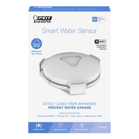 Feit Electric Feit Smart Home Smart-Enabled Water Leak Sensor H2O/WIFI
